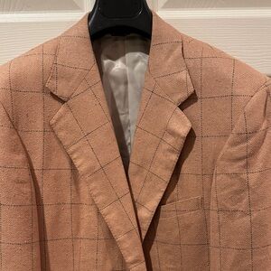 Vintage 1980s Polo Ralph Lauren Pink with Dark Blue Window Pane Check